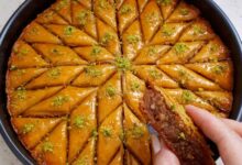 مواد لازم و آموزش باقلوای یزدی خانگی (مرحله به مرحله)