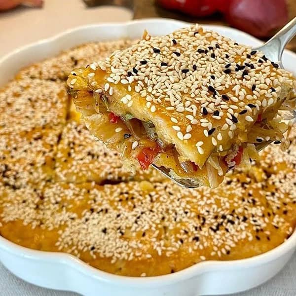 مواد لازم و آموزش بورک پیاز برای 2 یا 4 یا 6 نفر | تناسب ساده