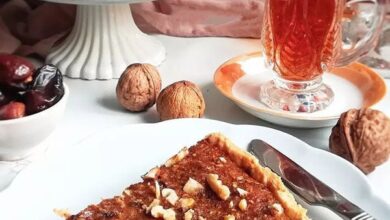 مواد لازم و آموزش تارت خرما خانگی (مرحله به مرحله)