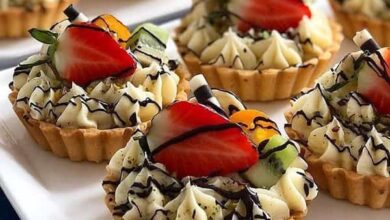 مواد لازم و آموزش تارت میوه خانگی (مرحله به مرحله)