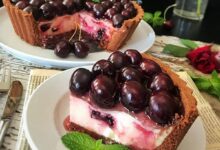 مواد لازم و آموزش تارت گیلاس خانگی (مرحله به مرحله)