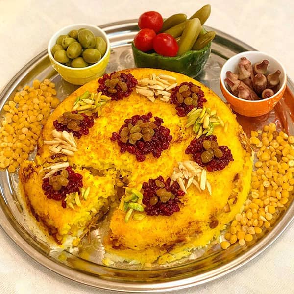 مواد لازم و آموزش ته چین لپه و کشمش برای 2 یا 4 یا 6 نفر | تناسب ساده مواد لازم و آموزش ته چین لپه و کشمش برای 2 یا 4 یا 6 نفر | تناسب ساده