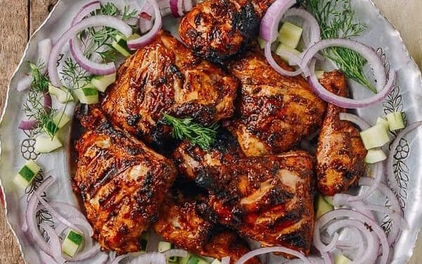 مواد لازم و آموزش جوجه کباب تندوری خانگی (مرحله به مرحله)