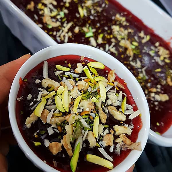 مواد لازم و آموزش حلوای بحرینی برای 2 یا 4 یا 6 نفر | تناسب ساده