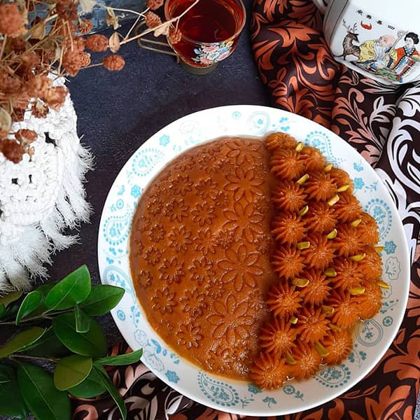 مواد لازم و آموزش حلوای بیسکویتی برای 2 یا 4 یا 6 نفر | تناسب ساده