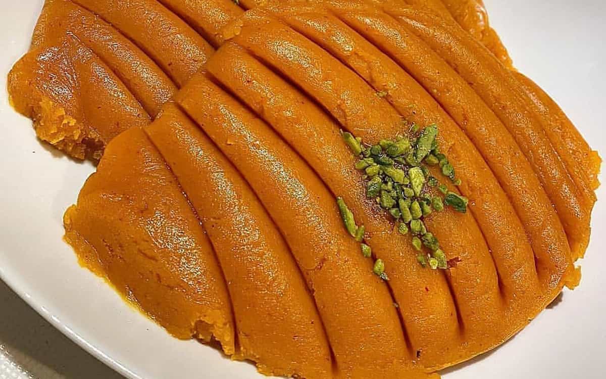 مواد لازم و آموزش حلوای زعفرانی برای 2 یا 4 یا 6 نفر | تناسب ساده مواد لازم و آموزش حلوای زعفرانی برای 2 یا 4 یا 6 نفر | تناسب ساده