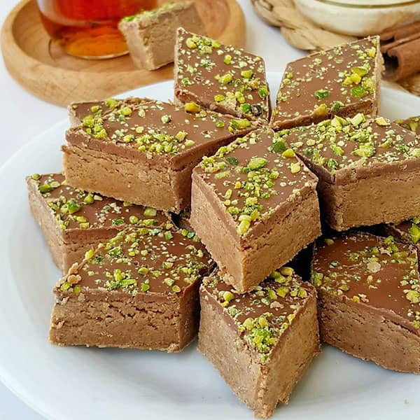 مواد لازم و آموزش حلوای شکلاتی برای 2 یا 4 یا 6 نفر | تناسب ساده مواد لازم و آموزش حلوای شکلاتی برای 2 یا 4 یا 6 نفر | تناسب ساده