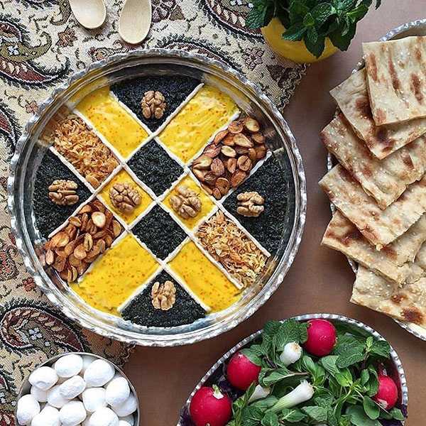 مواد لازم و آموزش حلیم بادمجان برای 2 یا 4 یا 6 نفر | تناسب ساده