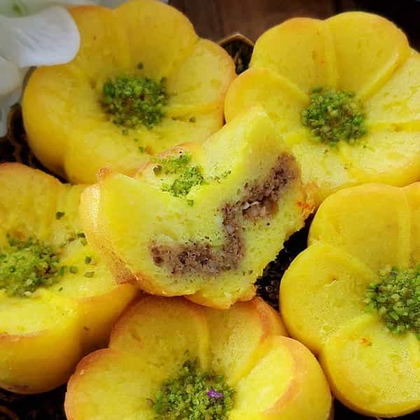 مواد لازم و آموزش خاگینه مغز دار گل خانگی (مرحله به مرحله)