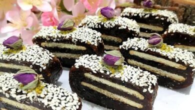 مواد لازم و آموزش خرما بیسکویتی خانگی (مرحله به مرحله)