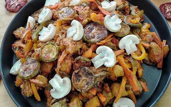 مواد لازم و آموزش خوراک مرغ و سبزیجات برای 2 یا 4 یا 6 نفر | تناسب ساده مواد لازم و آموزش خوراک مرغ و سبزیجات برای 2 یا 4 یا 6 نفر | تناسب ساده