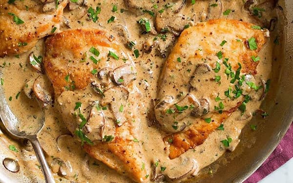 مواد لازم و آموزش خوراک مرغ و قارچ خانگی (مرحله به مرحله)