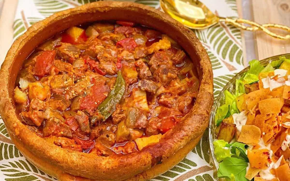 مواد لازم و آموزش خوراک گوشت ترکیه ای برای 2 یا 4 یا 6 نفر | تناسب ساده مواد لازم و آموزش خوراک گوشت ترکیه ای برای 2 یا 4 یا 6 نفر | تناسب ساده
