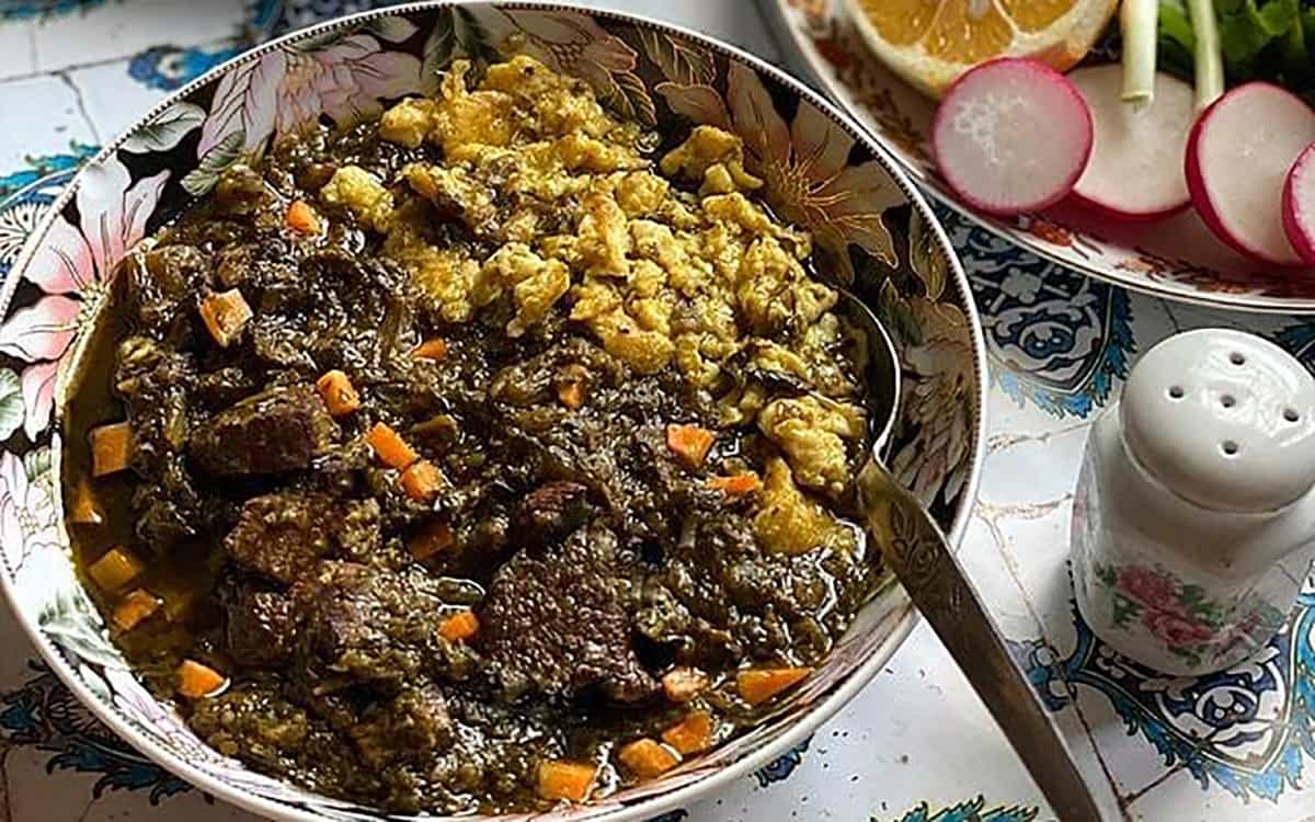 مواد لازم و آموزش خورش اسپناساک برای 2 یا 4 یا 6 نفر | تناسب ساده مواد لازم و آموزش خورش اسپناساک برای 2 یا 4 یا 6 نفر | تناسب ساده