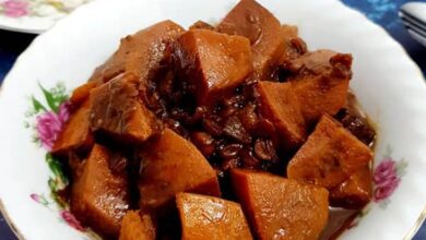 مواد لازم و آموزش خورش به با رب انار خانگی (مرحله به مرحله)