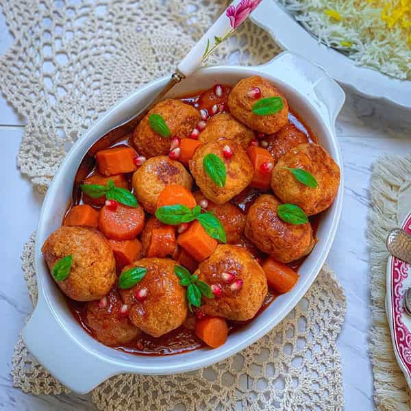 مواد لازم و آموزش خورش قلقلی مرغ برای 2 یا 4 یا 6 نفر | تناسب ساده