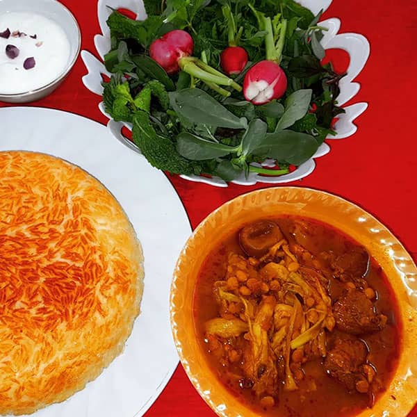 مواد لازم و آموزش خورش قیمه کنگر برای 2 یا 4 یا 6 نفر | تناسب ساده مواد لازم و آموزش خورش قیمه کنگر برای 2 یا 4 یا 6 نفر | تناسب ساده