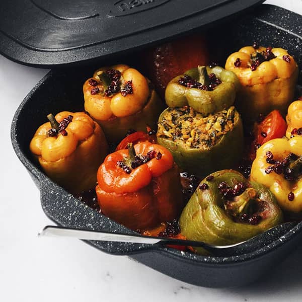 مواد لازم و آموزش دلمه فلفل دلمه ای برای 2 یا 4 یا 6 نفر | تناسب ساده