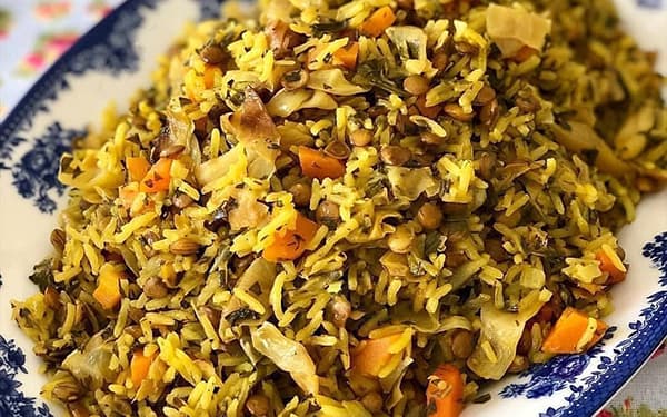 مواد لازم و آموزش دمپخت عدس و کلم خانگی (مرحله به مرحله)