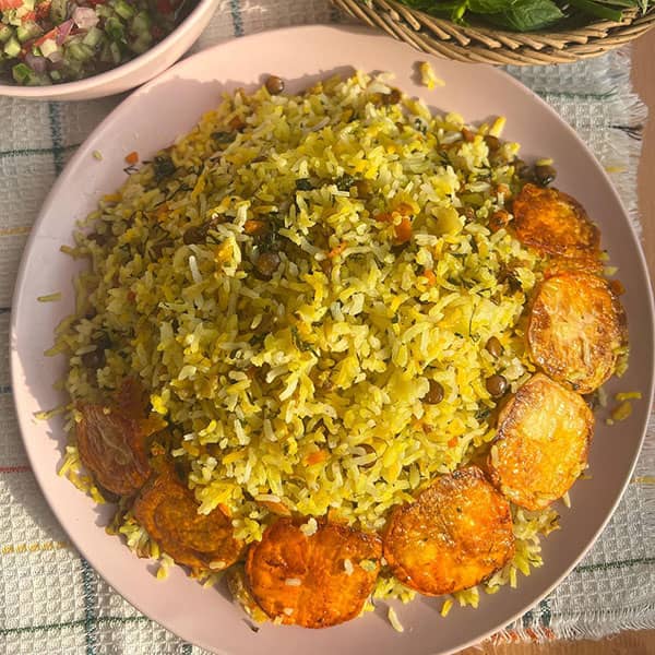 مواد لازم و آموزش دمپختک شیرازی برای 2 یا 4 یا 6 نفر | تناسب ساده