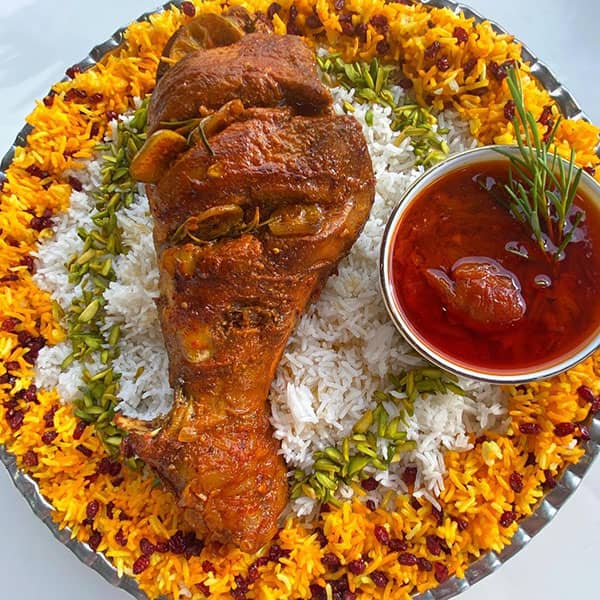 مواد لازم و آموزش ران بوقلمون بریان برای 2 یا 4 یا 6 نفر | تناسب ساده