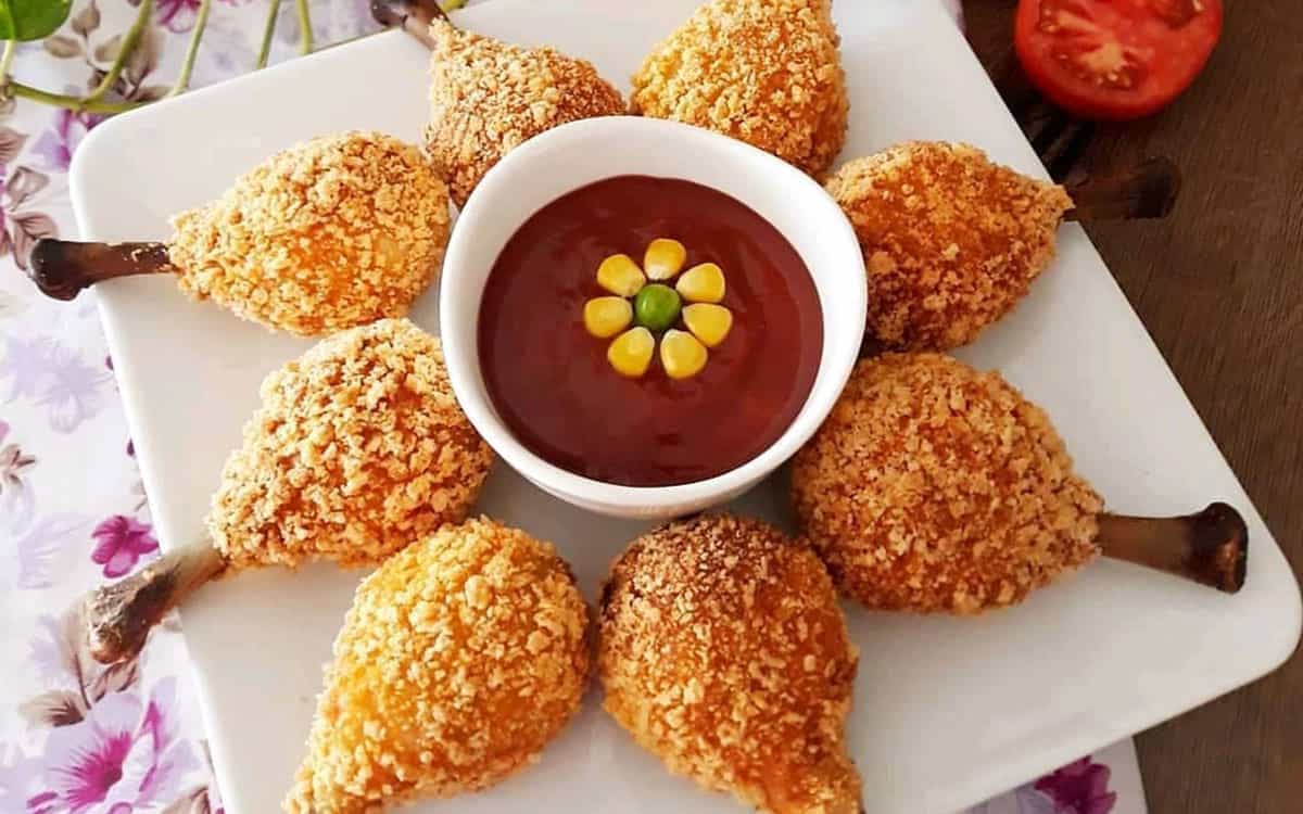 مواد لازم و آموزش ران مرغ دروغین برای 2 یا 4 یا 6 نفر | تناسب ساده مواد لازم و آموزش ران مرغ دروغین برای 2 یا 4 یا 6 نفر | تناسب ساده