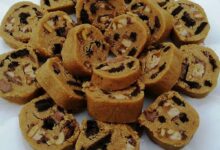 مواد لازم و آموزش رول بیسکویت و کارامل خانگی (مرحله به مرحله)