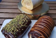 مواد لازم و آموزش رولت کرم دار خانگی (مرحله به مرحله)