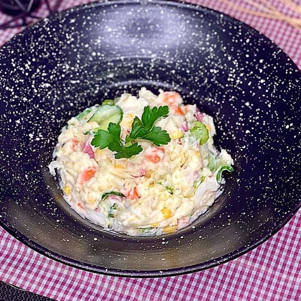 مواد لازم و آموزش سالاد چینی برای 2 یا 4 یا 6 نفر | تناسب ساده مواد لازم و آموزش سالاد چینی برای 2 یا 4 یا 6 نفر | تناسب ساده