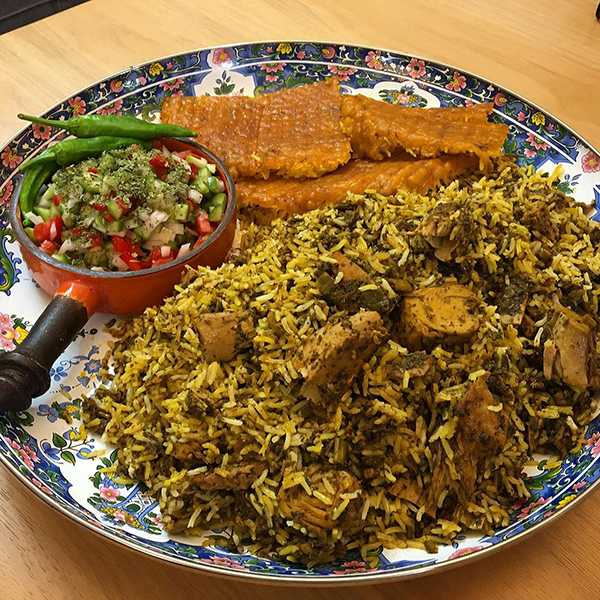 مواد لازم و آموزش سبزی پلو با تن ماهی برای 2 یا 4 یا 6 نفر | تناسب ساده