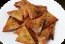 مواد لازم و آموزش سمبوسه پنیری خانگی (مرحله به مرحله)