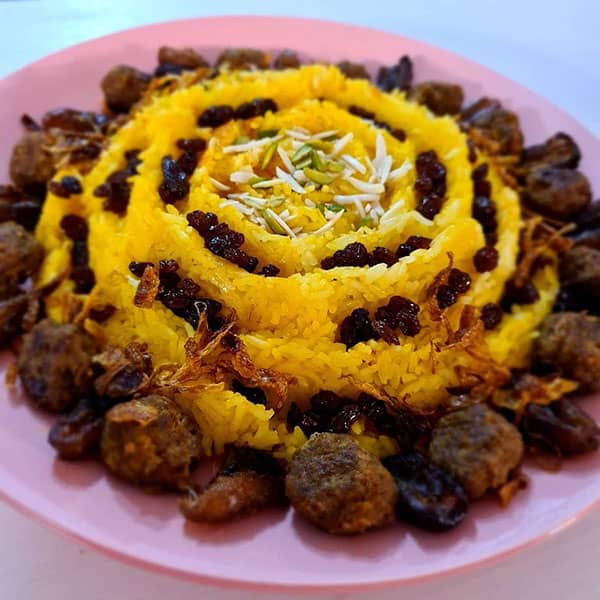 مواد لازم و آموزش سوتی پلو با گوشت قلقلی برای 2 یا 4 یا 6 نفر | تناسب ساده