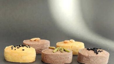 مواد لازم و آموزش شیرینی اتابکی خانگی (مرحله به مرحله)