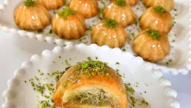 مواد لازم و آموزش شیرینی تاتلی بابا خانگی (مرحله به مرحله)