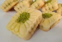 مواد لازم و آموزش شیرینی حاج کریمی خانگی (مرحله به مرحله)
