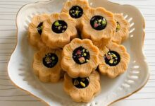 مواد لازم و آموزش شیرینی حلوایی خانگی (مرحله به مرحله)