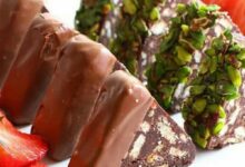 مواد لازم و آموزش شیرینی شکلاتی بدون فر خانگی (مرحله به مرحله)