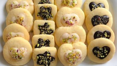 مواد لازم و آموزش شیرینی شیری خانگی (مرحله به مرحله)