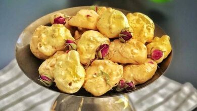 مواد لازم و آموزش شیرینی لطیفه گردویی خانگی (مرحله به مرحله)