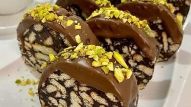 مواد لازم و آموزش شیرینی موزائیکی خانگی (مرحله به مرحله)