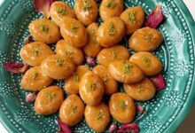 مواد لازم و آموزش شیرینی چشم آهو خانگی (مرحله به مرحله)