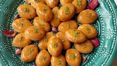 مواد لازم و آموزش شیرینی چشم آهو خانگی (مرحله به مرحله)