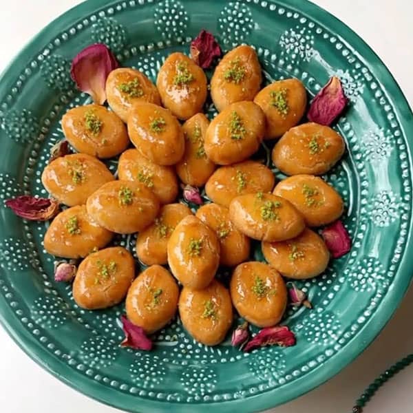 مواد لازم و آموزش شیرینی چشم آهو خانگی (مرحله به مرحله)