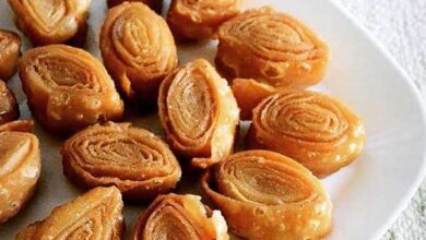 مواد لازم و آموزش شیرینی کاجا هندی خانگی (مرحله به مرحله)