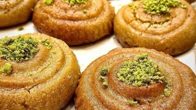 مواد لازم و آموزش شیرینی کربیچ خانگی (مرحله به مرحله)