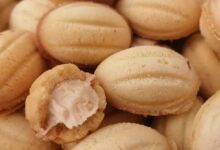 مواد لازم و آموزش شیرینی گردو روسی خانگی (مرحله به مرحله)