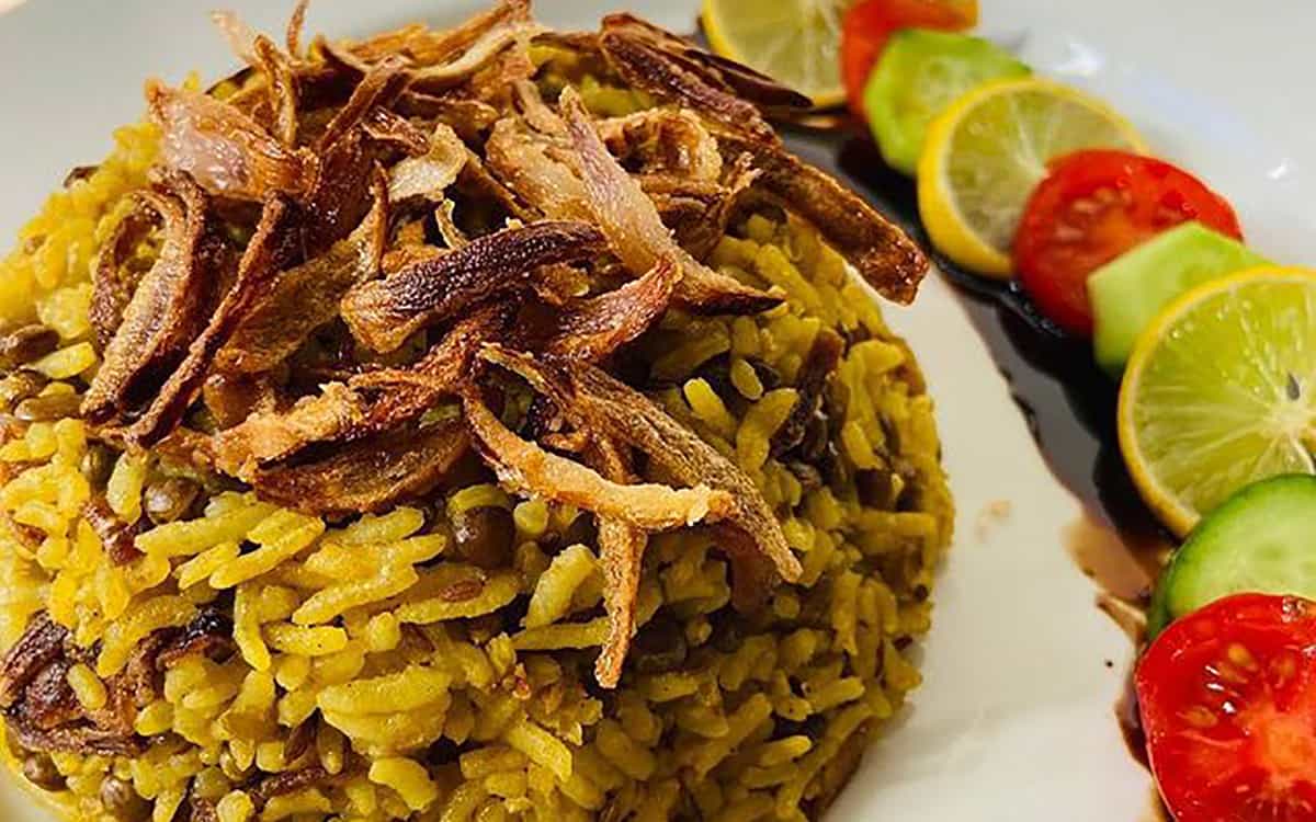 مواد لازم و آموزش عدس پلو عربی برای 2 یا 4 یا 6 نفر | تناسب ساده مواد لازم و آموزش عدس پلو عربی برای 2 یا 4 یا 6 نفر | تناسب ساده
