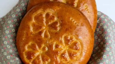 مواد لازم و آموزش فطیر مغز دار سراب خانگی (مرحله به مرحله)