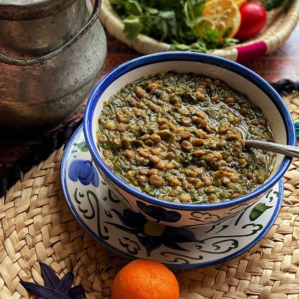 مواد لازم و آموزش قلیه اسفناج برای 2 یا 4 یا 6 نفر | تناسب ساده