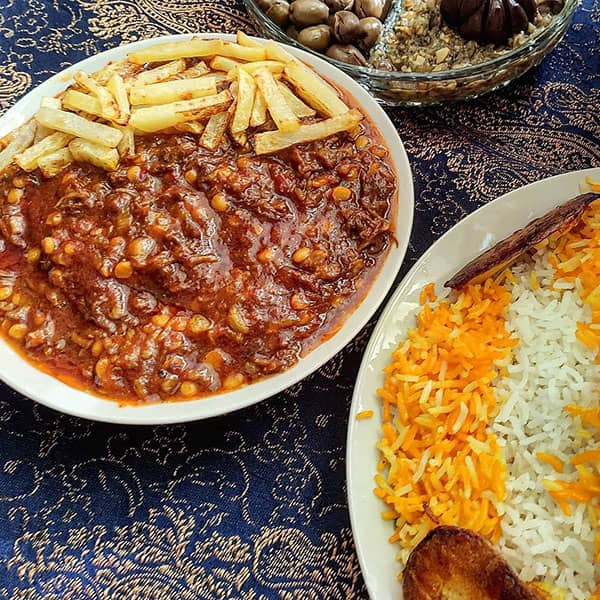 مواد لازم و آموزش قیمه با گوشت ریش ریش برای 2 یا 4 یا 6 نفر | تناسب ساده مواد لازم و آموزش قیمه با گوشت ریش ریش برای 2 یا 4 یا 6 نفر | تناسب ساده